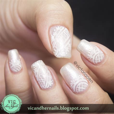 Vic And Her Nails White Lace