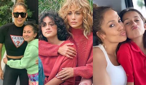 Jennifer Lopez Su Hija Emme Deslumbra Con Maxi Falda