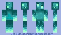 Glow Squid Minecraft Skin