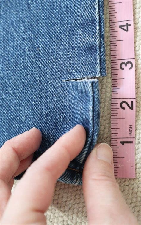 How To Hem Shorten Jeans With The Original Hem Artofit