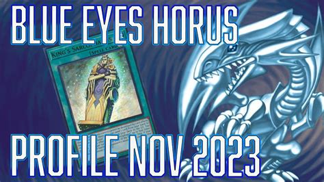 YUGIOH Blue Eyes White Dragon Horus Deck Profile YouTube