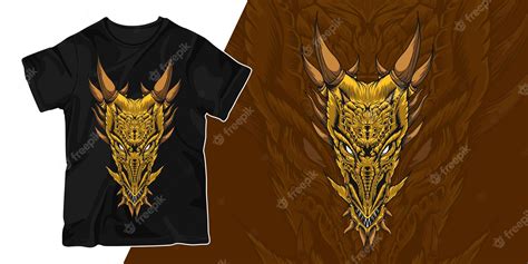 Premium Vector Dragon Artwork Illustration T Shirt Design