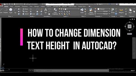 How To Change Dimension Text Size In Autocad Lt Printable Online