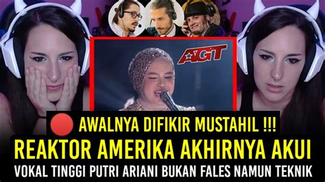 AWALNYA MUSTAHIL REAKTOR AMERIKA AKHIRNYA AKUI VOKAL TINGGI PUTRI