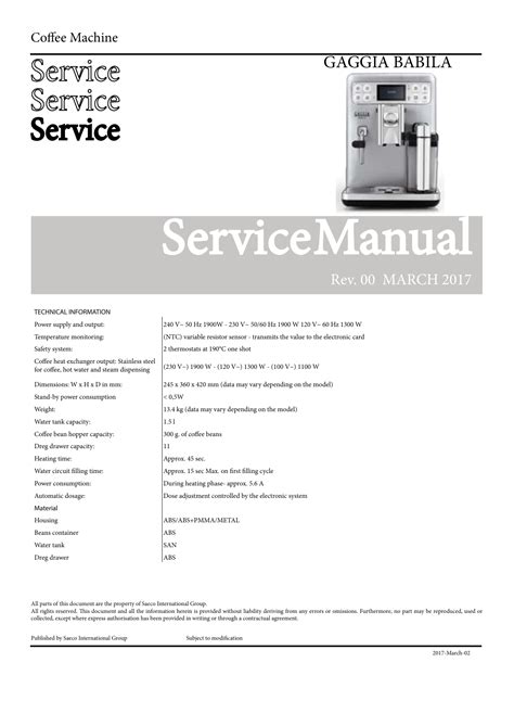 Saeco Incanto Espresso Machine Manual