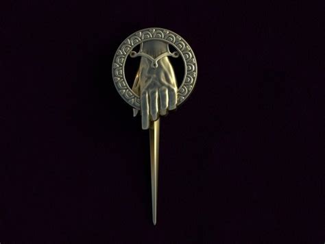 Hand of the King Pin, Game of Thrones Pin, Gift for Him, Game of Thrones Valentine's Day Gift ...