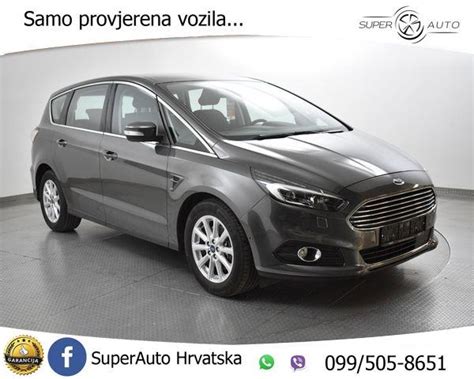 Ford S Max 2 0 TDCI Aut Titan 150 KS LED KAM SHZ TEM DAB 2017 God