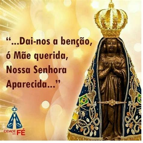 Pétalas Soltas Dia de nossa senhora aparecida Mensagem biblica de fe