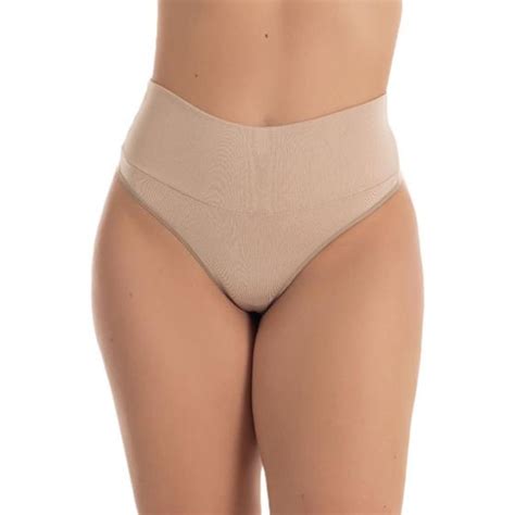 Calcinha Modeladora Cós Alto Fio Duplo Cintura Alta Cinta Modela Barriga Free Store Lingerie