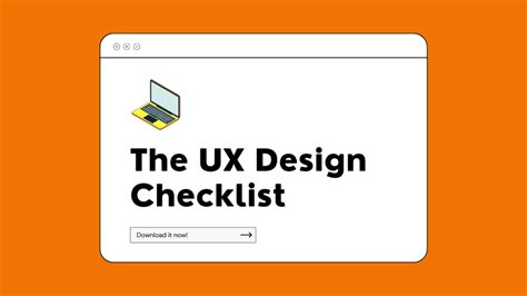 Ux Design Checklist