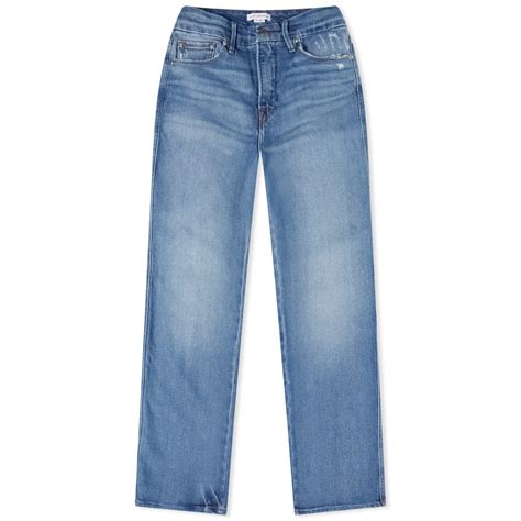 Good American Good Curve Straight Leg Jeans Indigo End