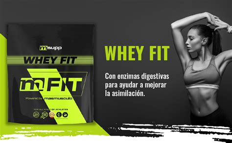 Masmusculo Mm Fit Line Prote Na Whey Prote Na Suero De Leche