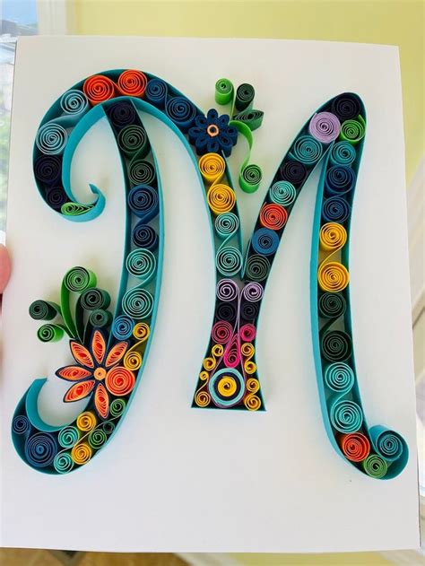 Paper Quilling Wall Art Framed Quilling Art Wall Decor Quilling Paper