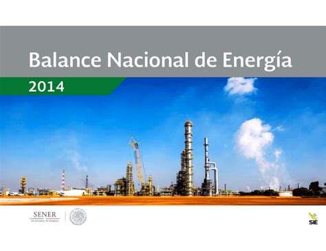 Balance Nacional De Energía