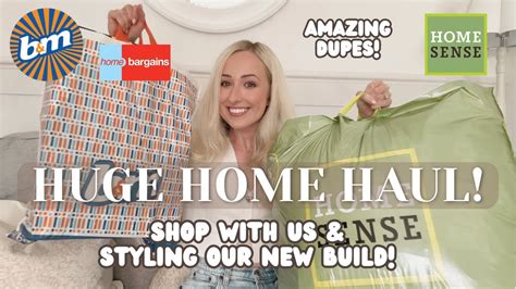 Huge Home Haul Dupes Home Sense B M Tk Maxx Home Bargains Shop With