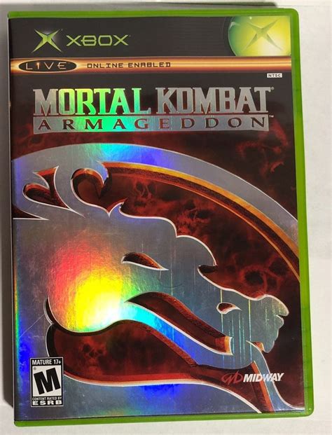 Mortal Kombat Armageddon Xbox Complete Game Case And Manual