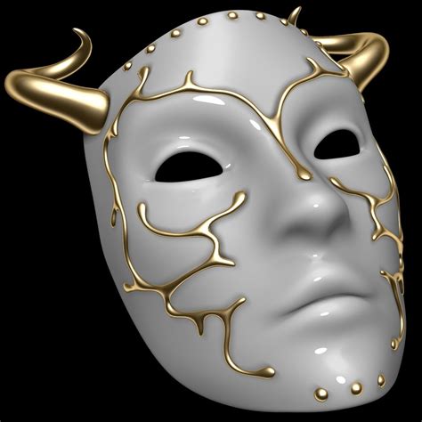 Mask Base Free 3D Model 3ds Obj Blend Fbx Mtl Free3D