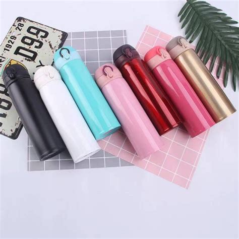 Stainless Steel Tumbler Vacuum Flask 500mL Hot And Cold Thermos Water Flask Water Bottle