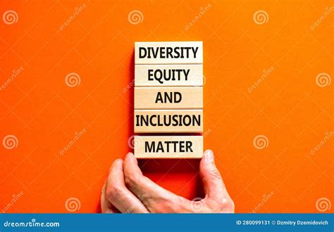 DEI Diversity Equity Inclusion Matter Symbol Concept Words DEI