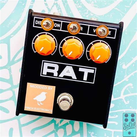 Proco Rat Modded By Finch Electronics W Original Box Reverb