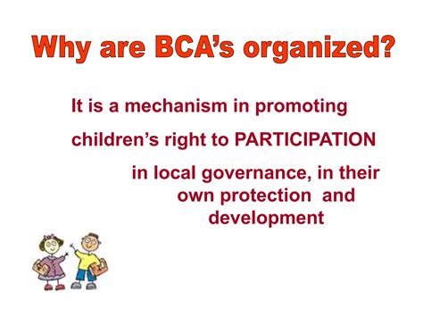 Barangay Childrens Association Bca Philippines Child Participation