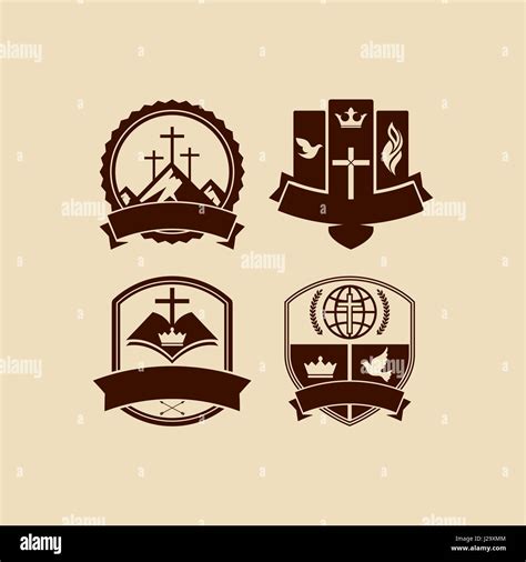 Vintage logos for church, ministry, mission Stock Vector Image & Art ...