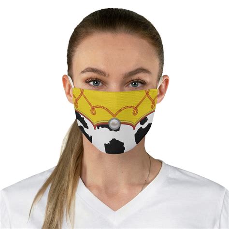 Jessie Face Mask, Toy Story Face Mask, Jessie Toy Story Costume Adult ...