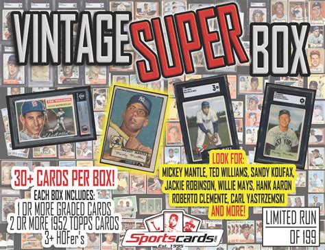 SC VINTAGE SUPER BOX 1943 69 Baseball Card Mystery Box 30 CARDS