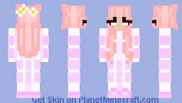 girl pink Minecraft Skin