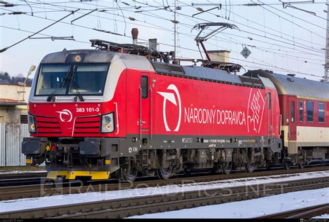 Siemens Vectron MS 383 101 3 operated by Železničná Spoločnost