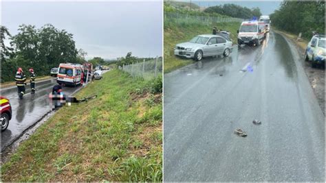 UPDATE FOTO Accident MORTAL la ieșirea din Blaj spre Crăciunelu de Jos