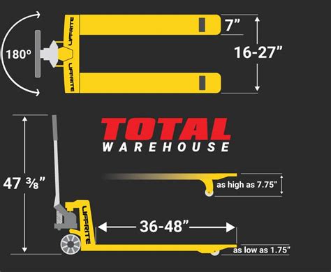 Lift Rite Titan Series Hand Pallet Jack Total Warehouse