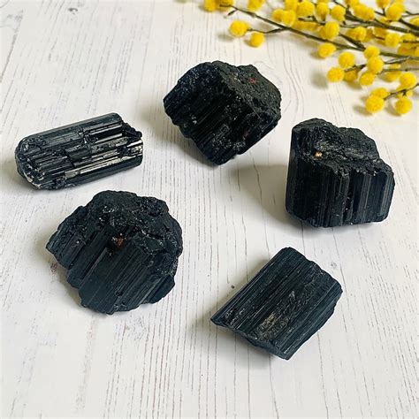 Chunky Raw Black Tourmaline Crystal Natural Crystal Etsy Uk