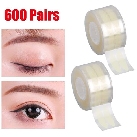 600pairs Ultra Invisible Two Sided Sticky Double Eyelid Tape Stickers