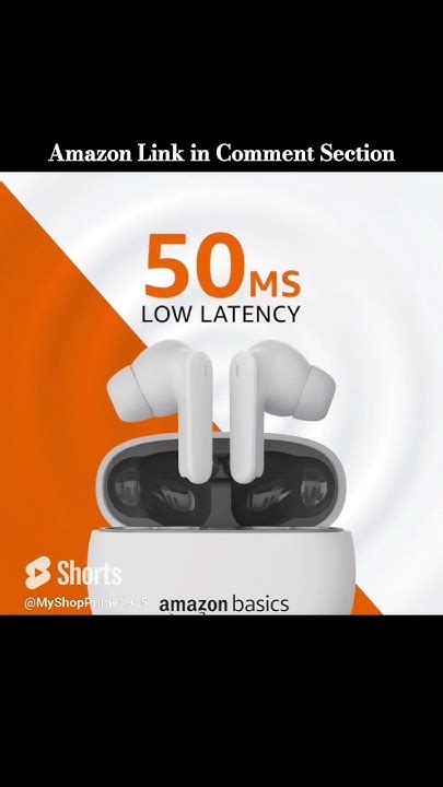 Amazon Basics True Wireless In Ear Earbuds With Mic Low Latency Gaming