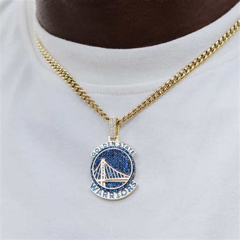 Golden State Warriors Official Nba Logo Pendant The Gld Shop