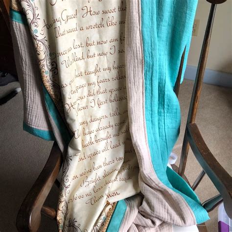 Amazing Grace Blanket Etsy