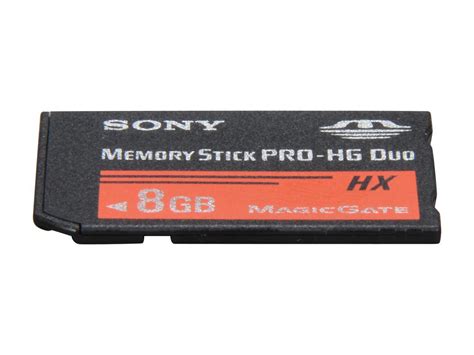 Sony Gb Memory Stick Pro Hg Duo Hx Flash Card Model Mshx B Newegg