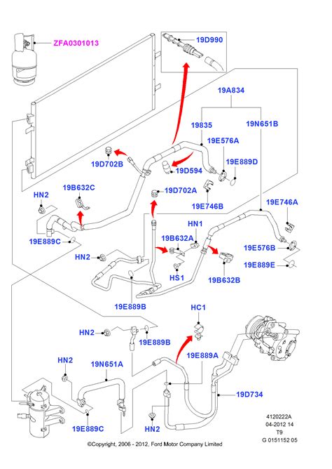 Air Conditioning System Ford Transit 2006 Tt9