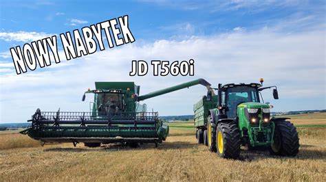 Nowy Nabytek John Deere T I Pierwszy Wjazd W Pole Youtube