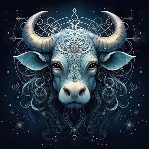 Premium AI Image | Taurus zodiac sign constellation astrological concept background Image of the ...