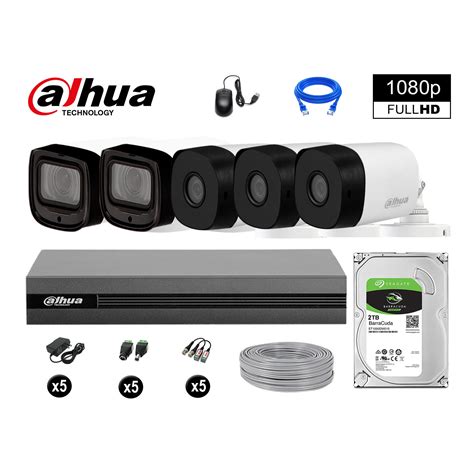 Ripley C Maras Seguridad Dahua Exterior Kit Varifocal Full Hd