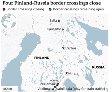 Finland closes four crossing points on Russia border - Optimize IAS