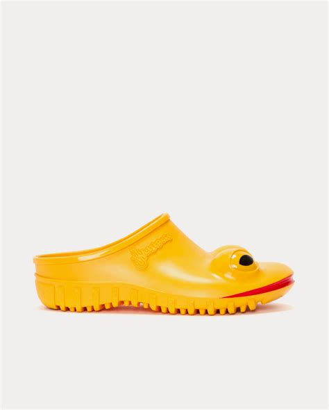 Jw Anderson X Wellipets Frog Loafer Yellow Slip Ons Sneak In Peace