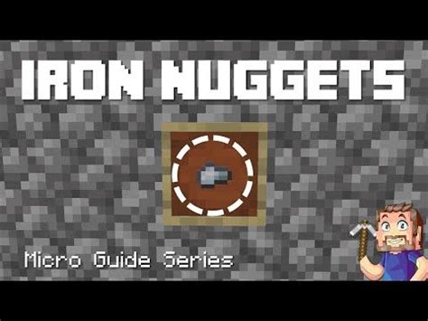 Iron Nuggets - Minecraft Micro Guide | Minecraft iron, How to make iron ...