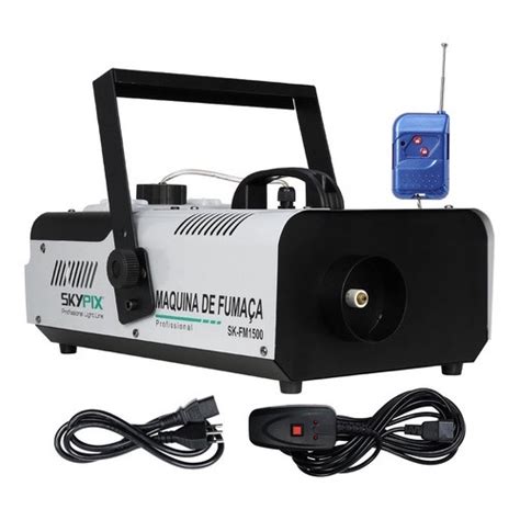 Maquina de fumaça 1500W 127V controle sem fio SK FM1500 S1 skypix