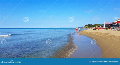 A Beach in Castiglione Della Pescaia, Tuscany, Italy Editorial Image ...