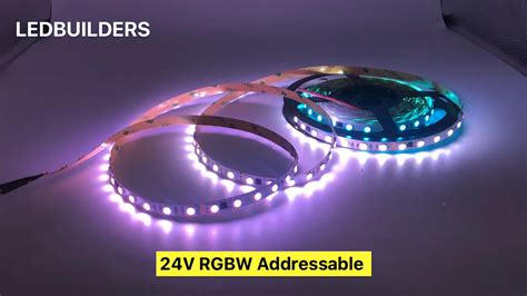 Addressable Rgb Rgbw Strip12v 24v 5050 Smd 60ledsm Full Dream Color