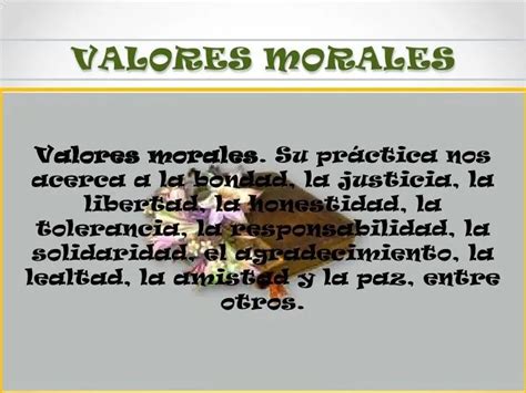 Valores Morales Imagui