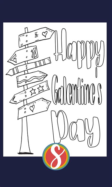 Galentines Day Free Printable Galentine S Day Coloring Pages — Stevie Doodles